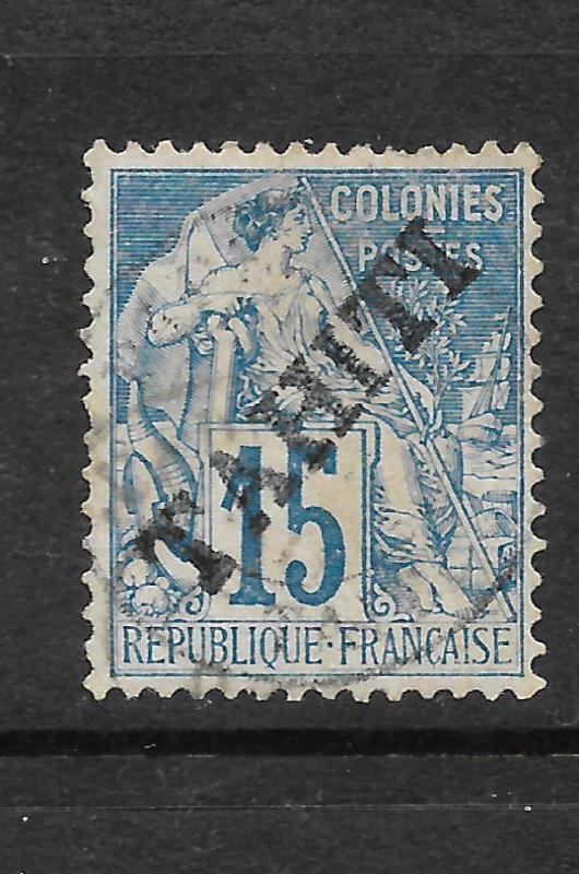 TAHITI  1892  15c  MOUCHON   FU     SG 12 