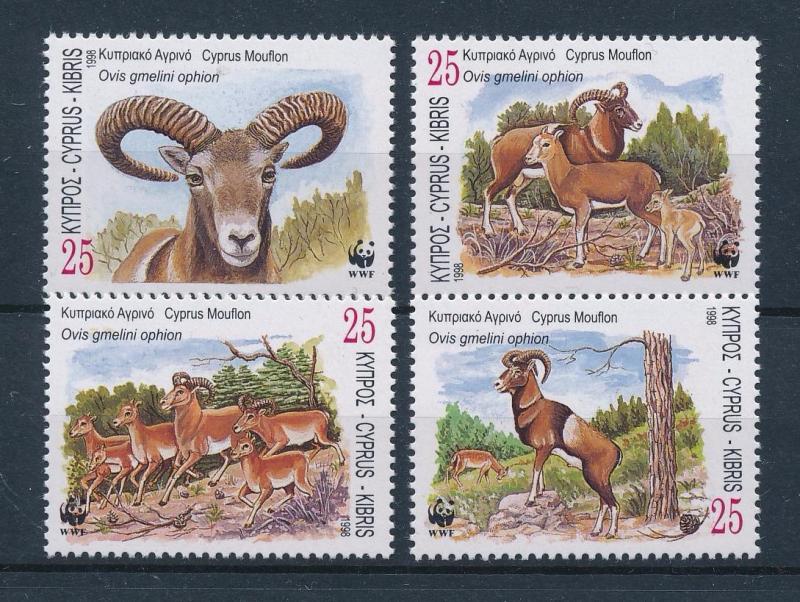 [54087] Cyprus 1998 Wild animals Mammals WWF Mouflon MNH