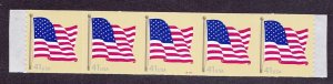PNC5 41c Flag SA Den S1111 US 4187 Mottled Tag MNH F-VF