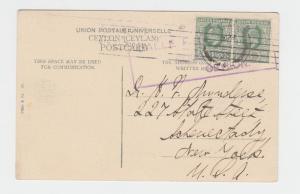 CEYLON -USA 1905 TEMPLE OF HOLY TOOTH CARD, BOXED H/S+CDS 6c RATE(SEE BELOW)