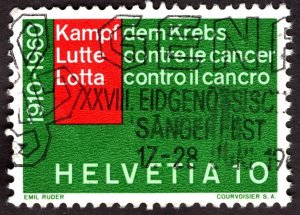 1960, Switzerland, 10c, Used, Sc 378