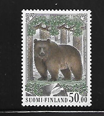 FINLAND, 719, MNH, BEAR