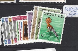 OMAN (P2802B)   SG 259-270    MNH