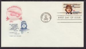 US C99 Blanche Scott 1980 House Farnam U/A FDC