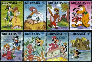 Grenada 1987, Hafnia 87 8v, MNH