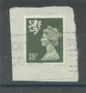 Great Britain SMH34 Used on piece (2)