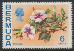 Bermuda  SG 254 SC# 260 MVLH Flowers 1970 see details and scans