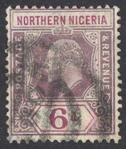 Northern Nigeria Sc# 24 Used 1905 6p King Edward VII