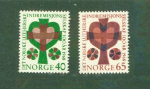 NORWAY 517-8 MNH BIN $2.00