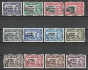 TRISTAN DA CUNHA 1952 SG 1/12 MNH