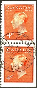 CANADA #306 USED PAIR