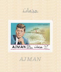 Ajman - JF Kennedy Miniature Sheet MNH