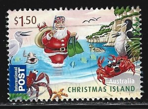 Christmas Island #498   used