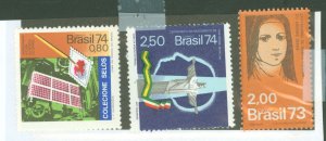 Brazil #1309/1342/1343  Single (Complete Set)