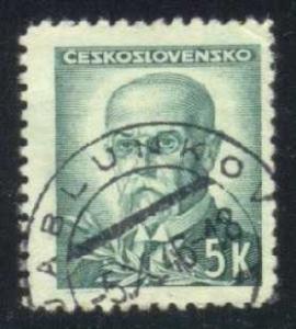 Czechoslovakia #298 President Masaryk, used (0.20)