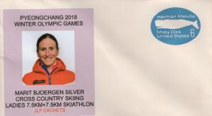PYEONGCHANG WINTER OLYMPIC GAMES  CROSS-COUNTRY SKIING CACHET   FDC4989
