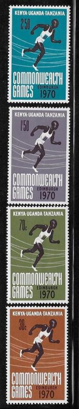 Kenya Uganda Tanzania KUT 1970 9th British Commonwealth Games Edinburgh MNH A32