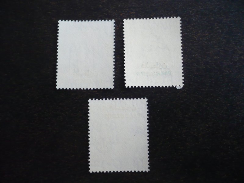 Stamps - Egypt - Scott# N63,N64,N67 - Mint Never Hinged Part Set of 3 Stamps