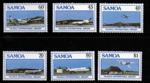 SAMOA SG773/8 1988 OPENING OF FALEOLO AIRPORT MNH