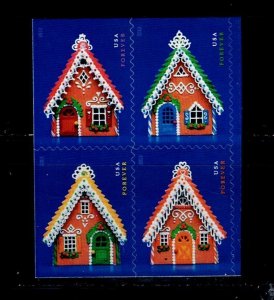 USA #  4817-20 MNH GINGER BREAD HOUSE LOT OF 4 FOREVER STAMPS