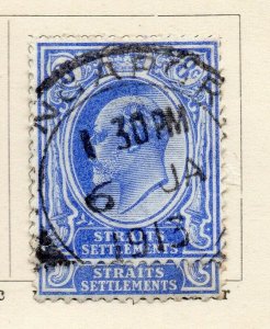 Malacca Straights Settlements 1907-10 Early Issue Fine Used 8c. NW-115551