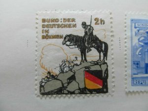 Federation of Germans in Bohemia 2h Fine MNG A5P26F184-