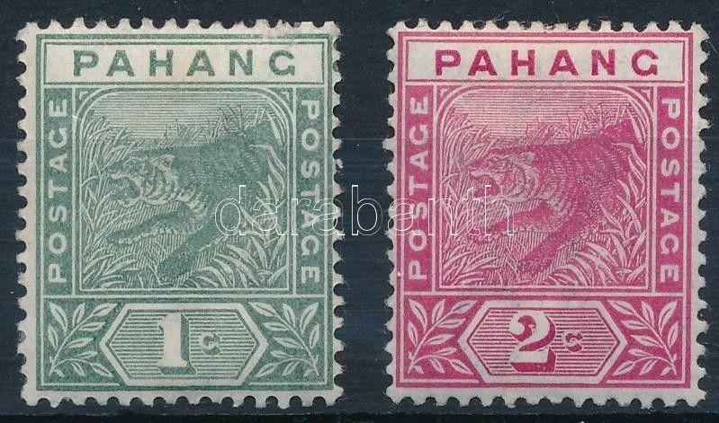 Malaysian States stamp Pahang Hinged 1891 Mi 5-6 WS239051