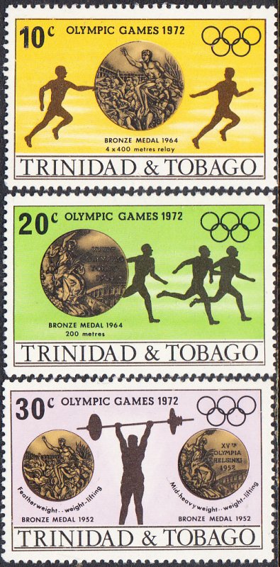 Trinidad & Tobago #223-227 MH