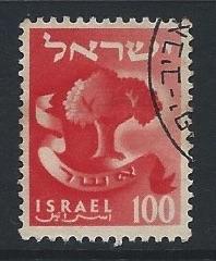 Israel  Scott # 112  used  single