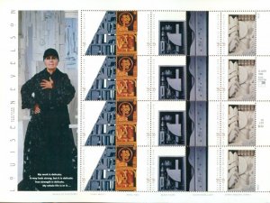 US: 2000 LOUISE NEVELSON - Art; Sheet of 20 Sc 3383a; 33 Cents Values; Sculpture