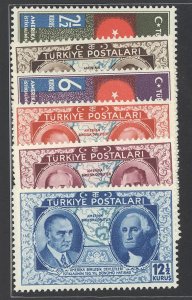 Turkey #817-22 Mint (NH) Single (Complete Set)