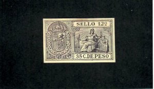 #105 Spain  Cinderella 1898-99 Sello 120 35 C.De Peso MOG