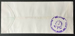 1956 Malayan Airways BOAC Jesselton North Borneo to London SG#387-389 M2861