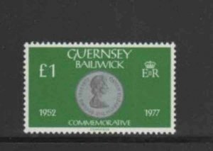 GUERNSEY #202 1980 1/ COIN MINT VF NH O.G