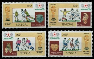 1986 Senegal 881-884 1986 FIFA World Cup in Mexico 7,00 €