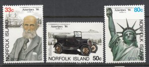 Norfolk Island 382-384 MNH VF