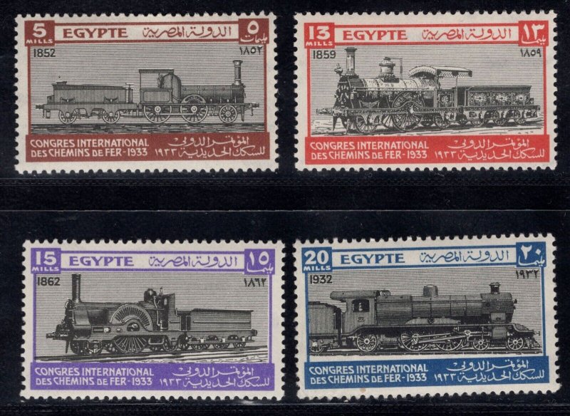 MOMEN: EGYPT SC #168-171 1933 MINT OG NH LOT #67684*