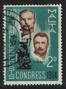 Malta Bruce Zammit and Microscope 1964 Canc SC#298 SG#316