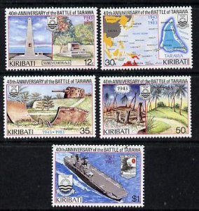 KIRIBATI - 1983 - Battle of Tarawa - Perf 5v Set - Mint Never Hinged