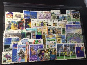 New Zealand vintage stamps on large stock card Ref 57868