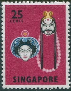 Singapore 1968 SG108 25c Lu Chi Shen and Lin Chung p13 MLH