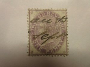 GREAT BRITAIN  postal fiscal  SG  F21  Die 3  USED  Cat 15 Pounds