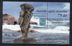 ALAND - 1997 - M/S - B/F - 75 YEARS OF AUTONOMY - MERMAID -