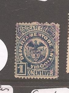 Colombia Antioquia SC 93 used Zaragoza VFU (6axv) 