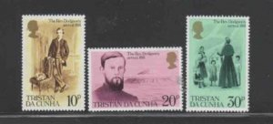 TRISTAN DA CUNHA #287-289 1981 REV. EDWIN DOGSON MINT VF NH O.G aa