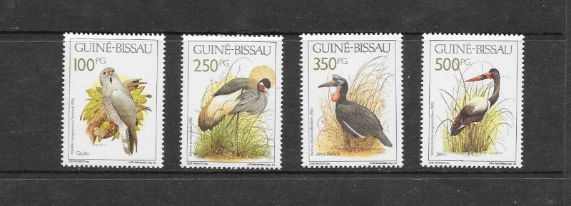 BIRDS - GUINEA-BISSAU #912-915 MNH