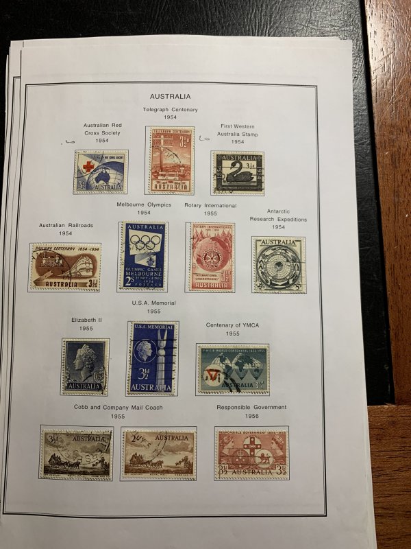STAMP STATION PERTH Australia #Collection 1937 to1981 Used-375+ Stamps Unchecked