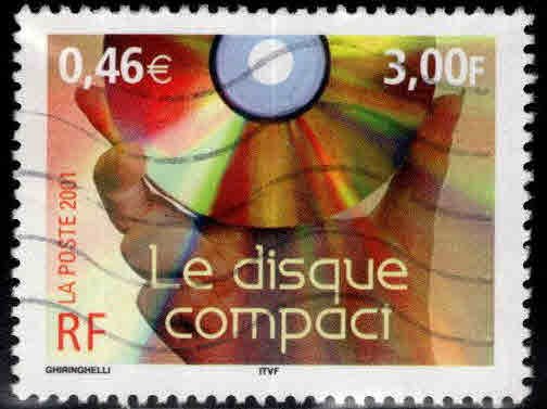 FRANCE Scott 2804d Used Compact disk stamp