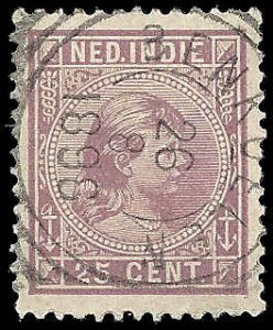 Netherlands Indies - #27 - Used - SCV-2.00
