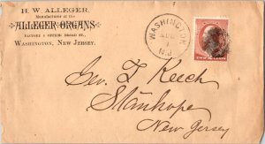 United States New Jersey Washington c1887 cork killer  2c Washington Banknote...